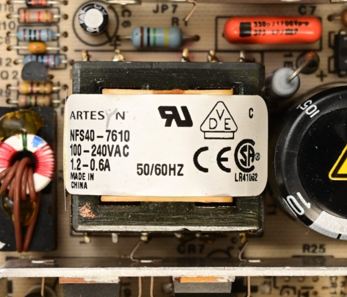 Artesyn NFS40-7610 DC Power Supply 5.1V@3A 15V@2A -15V@350mA NLA