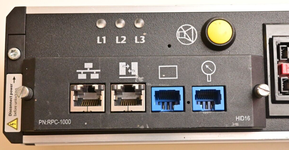 Emerson Liebert MPX PEM -NV L1-N Power Entry Module MPXPEM-NVAXXAXX w/ RPC-1000