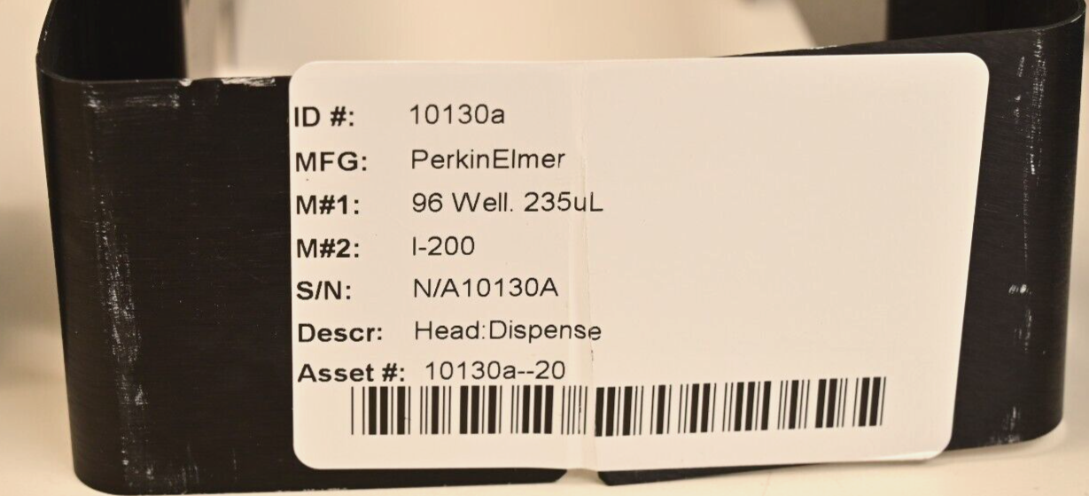 Perkin Elmer JANUS 96-Well 235uL Dispensing Head Assembly I-200 SMC Cylinders