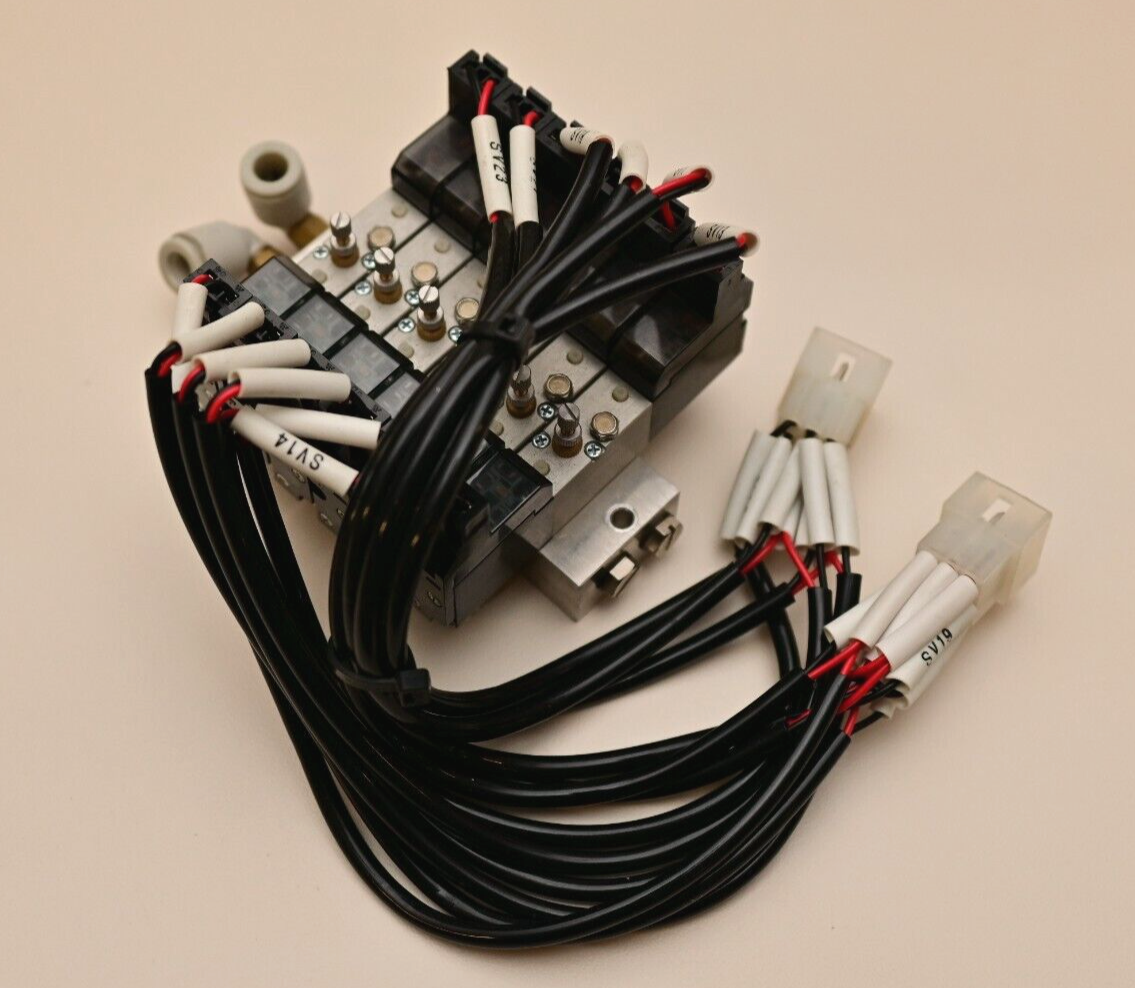 6-Channel Parker Kuroda Miniature Direct-acting Solenoid Valve VA01PEP34-1U