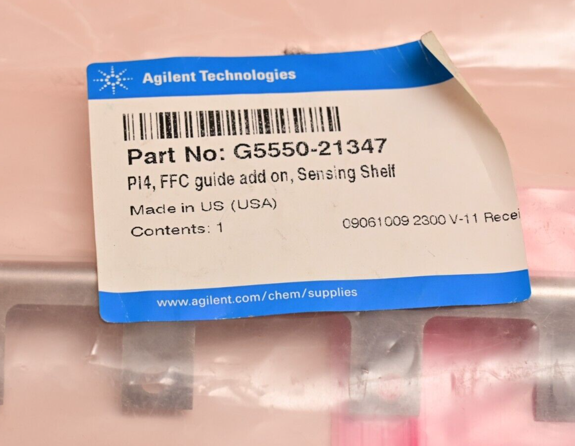 Agilent VPrep Velocity11 G5550-21347 PI4,FFC Guide Add-On Sensing Shelf