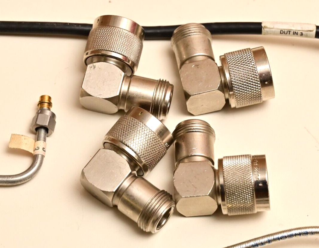 Lot of Coaxial RF Cables & Adapters Agilent GS-9200 N SMA Rigid Cable Tensolite