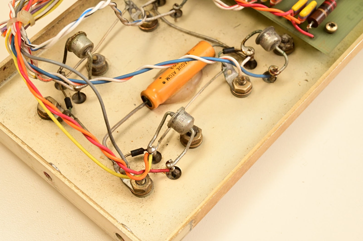 CEA Berkleonics Inverter Internal Parts Vintage Transistors Capacitors Sprague