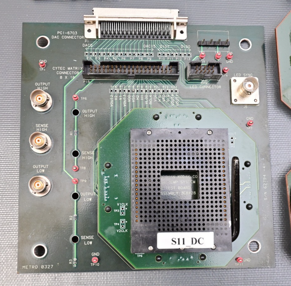 Lot of Kodak/OnSemi Large CCD Test Boards Timing 16-Bit ADC KAI S11 Sensor PCB