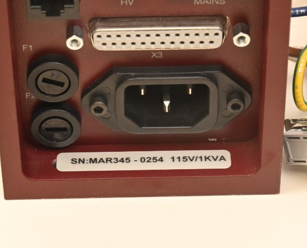 MarXperts Mar345 Rear Connector Panel Assembly w/ AC Filter HV Connector 115V