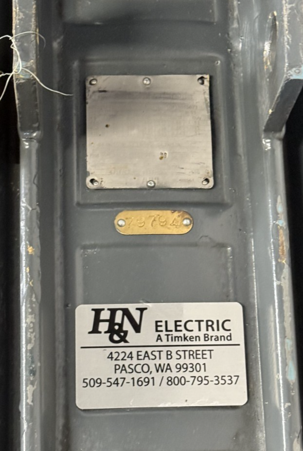 ABB HX100 405T 150 HP 1780 RPM Industrial Motor 3GCA282320-ADA Refurbished H&N