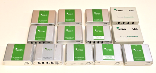 Lot of 13 ICRON USB 2.0 over CAT5 Extenders LEX REX Ranger 2304 USB Extreme