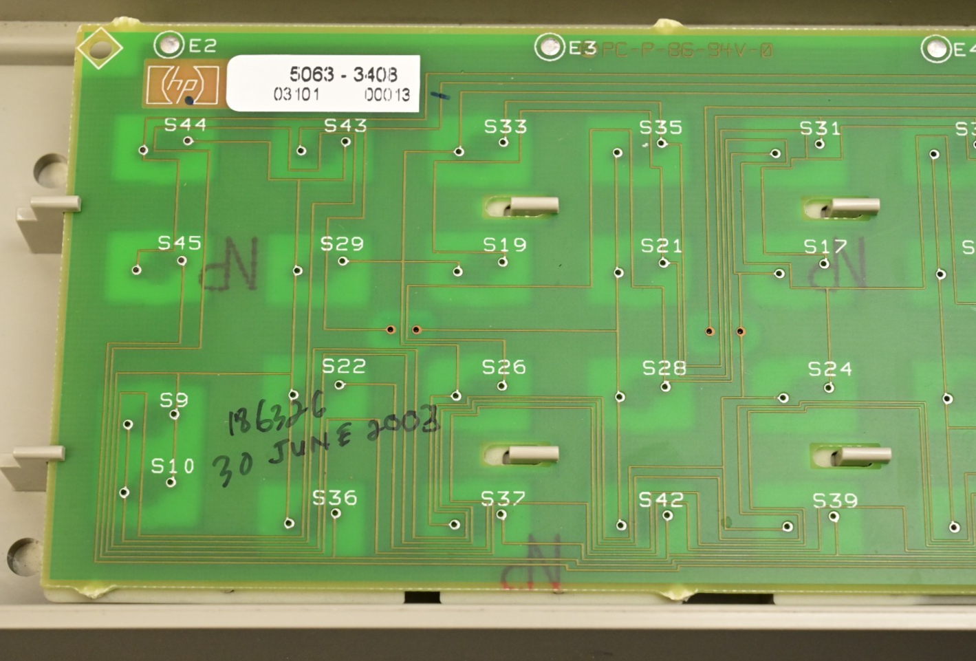 Agilent 6692A DC Power Supply Front Panel LCD Display As-is 5063-3408 5063-3473