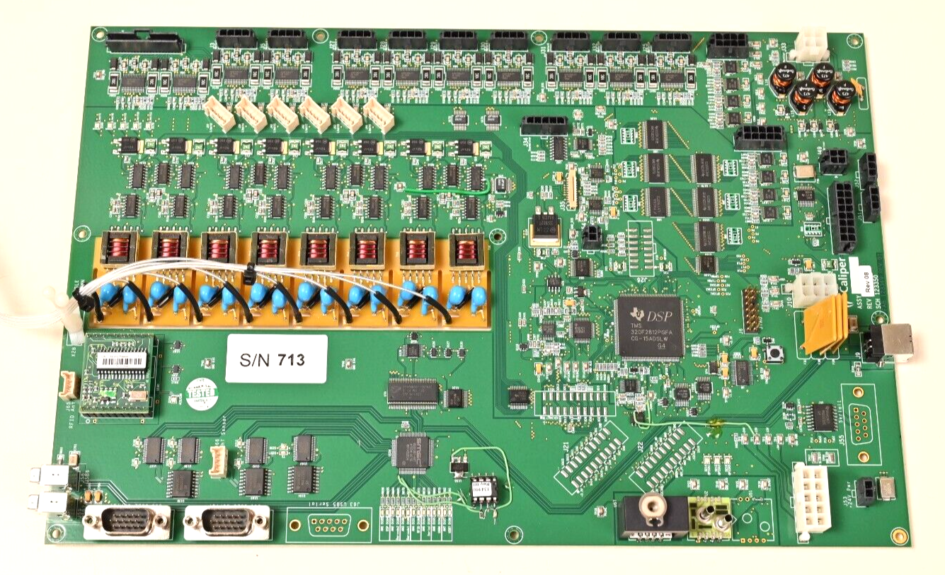 Caliper LabChip Main PC Board High Voltage Vac Sensor Motor Control RFID Reader