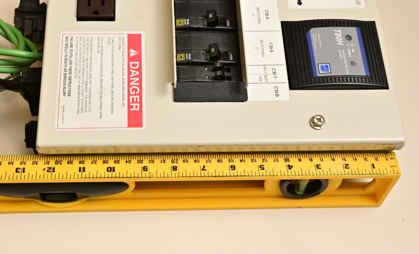Commscope Telecom AC Power Panel ACPP-120/240-60-WM-06-N-S-GF Square-D Breakers