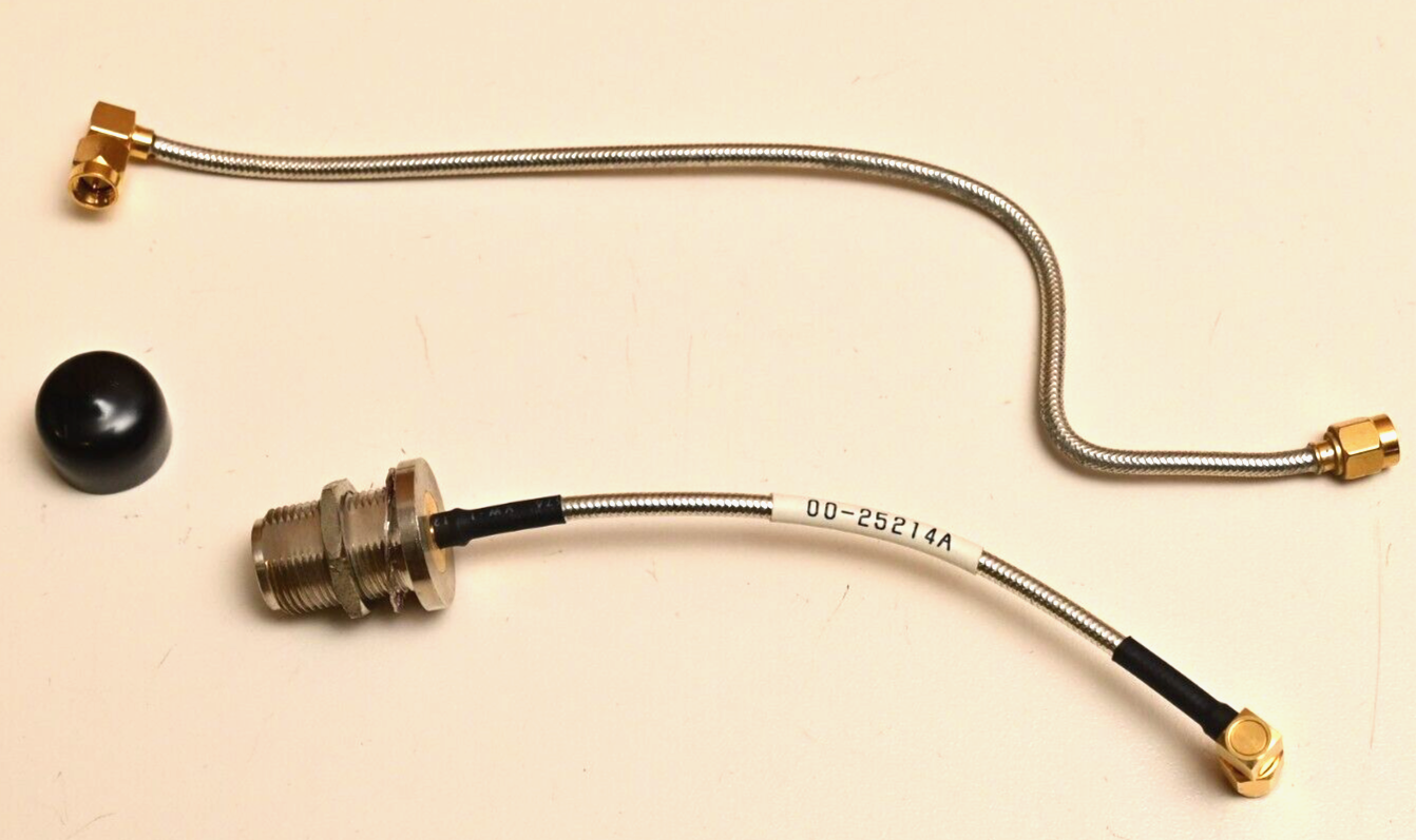 Short Flexible SMA-male & N-female Coaxial Cables Internal Gold Plated