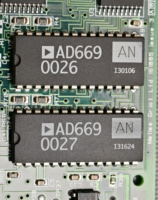 Lot of 6 Melles Griot PC Boards Piezo Controller Analog AD669 DAC 17MPZ001