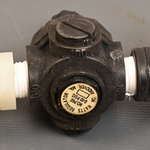 Water Purifier Parts Watts P60 Regulator HY-LOK CV2-F4N-1-BU 316.AK5 w/Misc Hose
