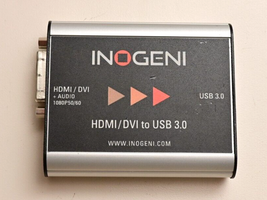 INOGENI DVIUSB HDMI/DVI to USB 3.0 Adapter 1080P50/60 w/ Audio