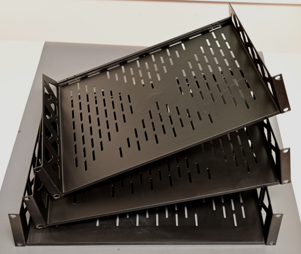 Middle Atlantic U2V Vented Universal Rack Shelf - 2-Spaces 2U 15" Depth