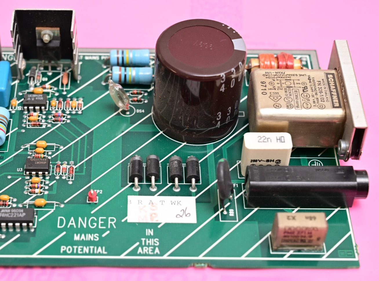 Tektronix 1720 Vectorscope High Voltage Board CRT Driver Flyback Transformer PCB