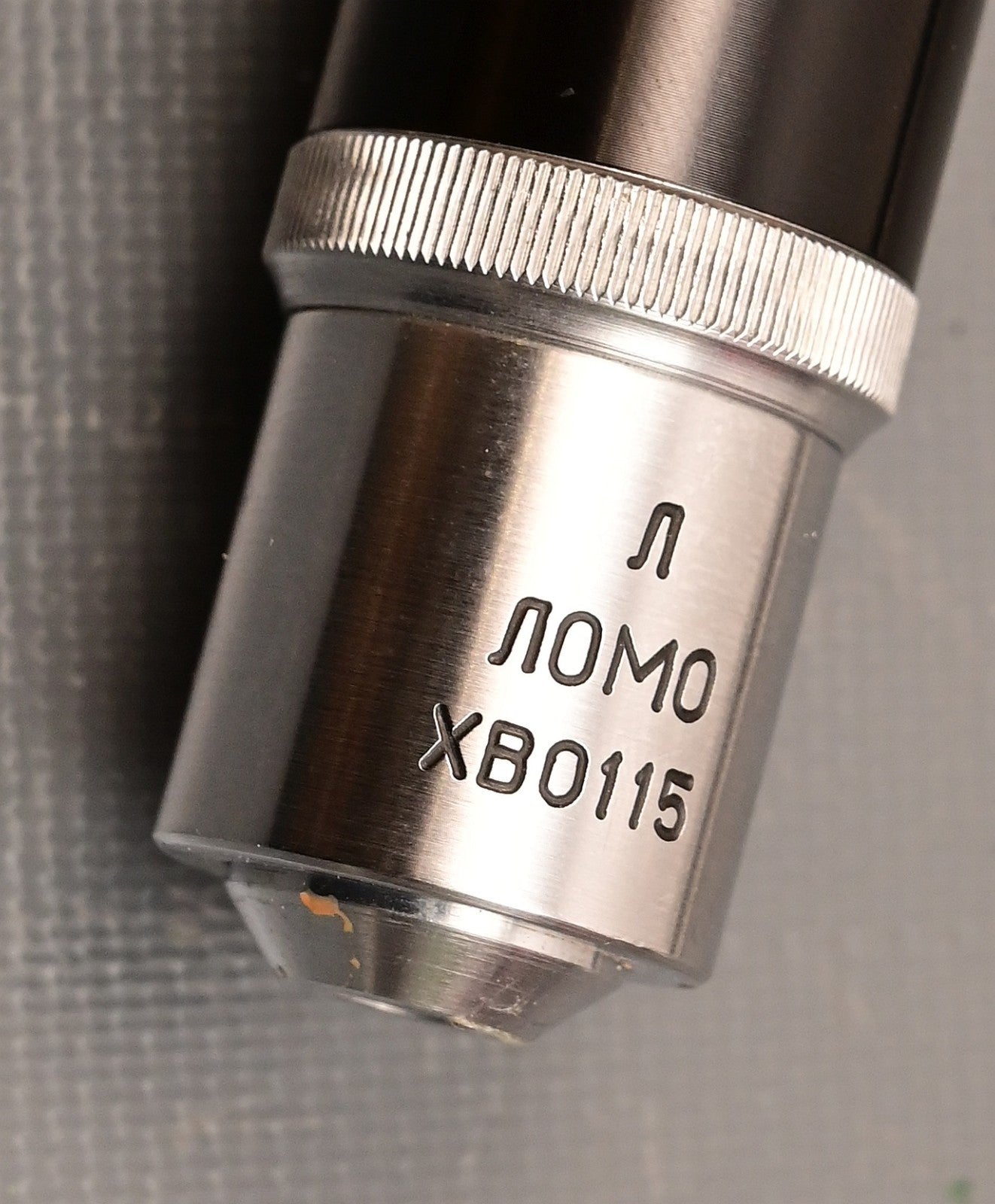 LOMO XB0115 Microscope Objective with Tube Adapter RMS/C-Mount Soviet Lens