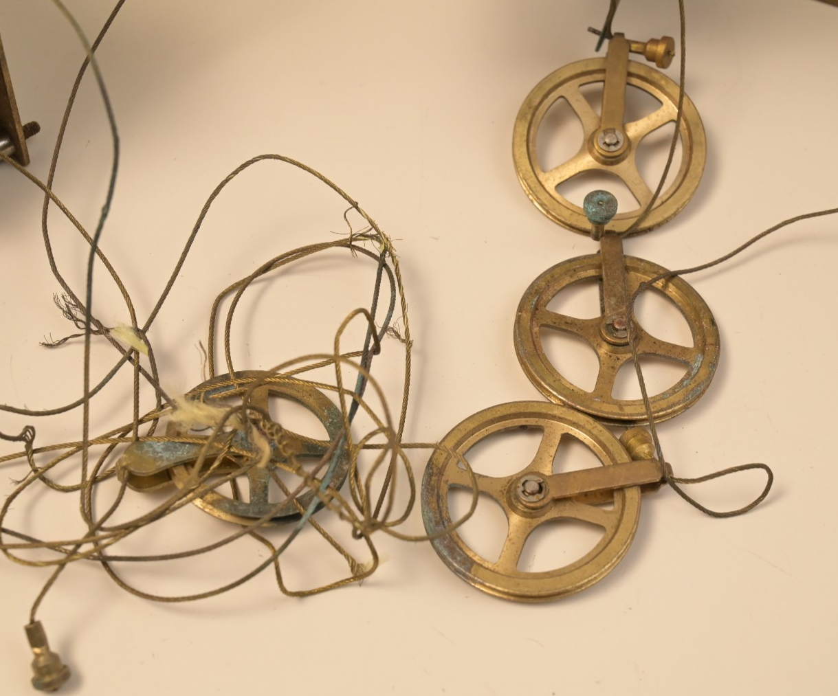 Lot of 4 Hermle Antique Brass Clock Movements 82 K 87 Black Forest 81 Emperor