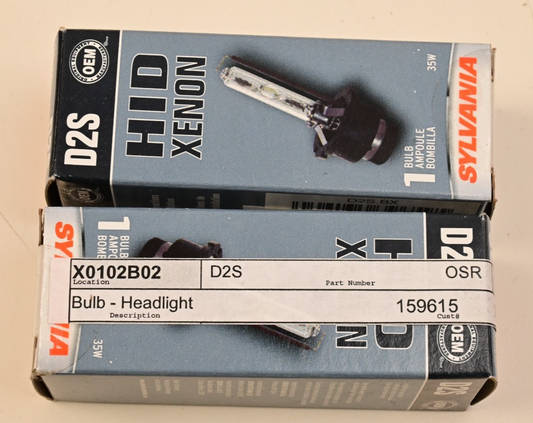 QTY 2 Sylvania D2S HID Xenon Bulb Volvo 35W NOS