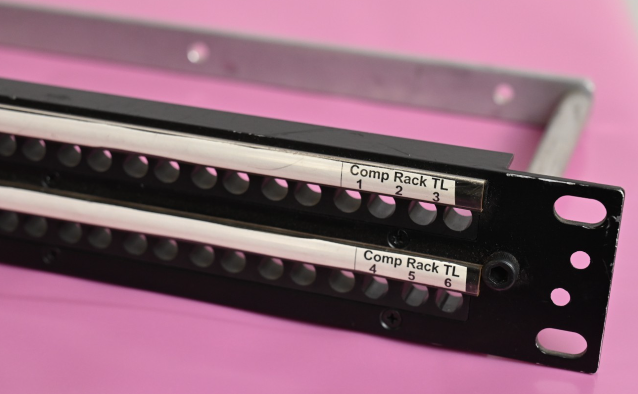 ADC PJ-739 Patchbay Empty for 96x PJ839 Bantam Audio Jack Rack Mount 1U