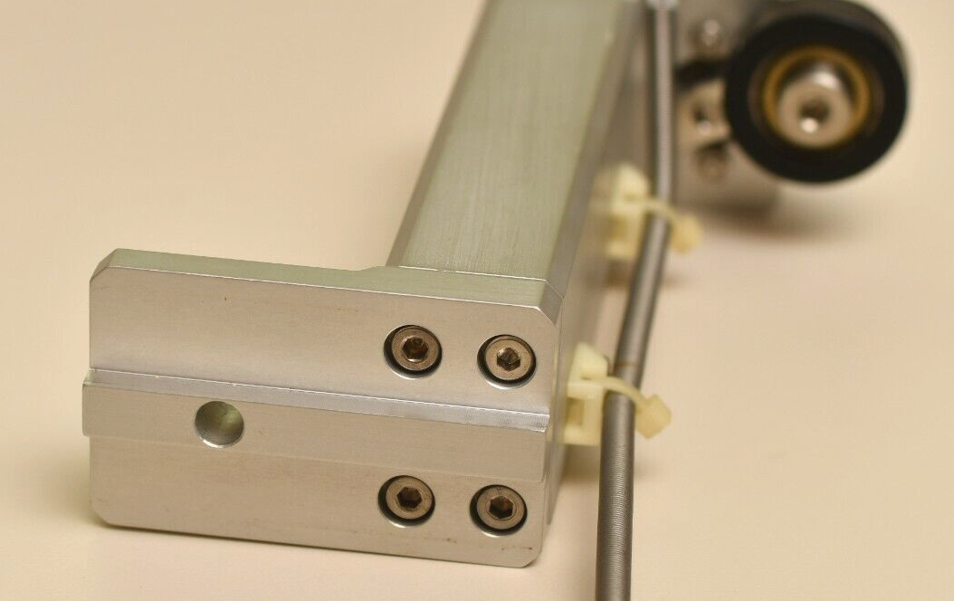 Shindengen Rotary Solenoid Mounted on 5" Alloy Pedestal with 30mm Wheel on Lever