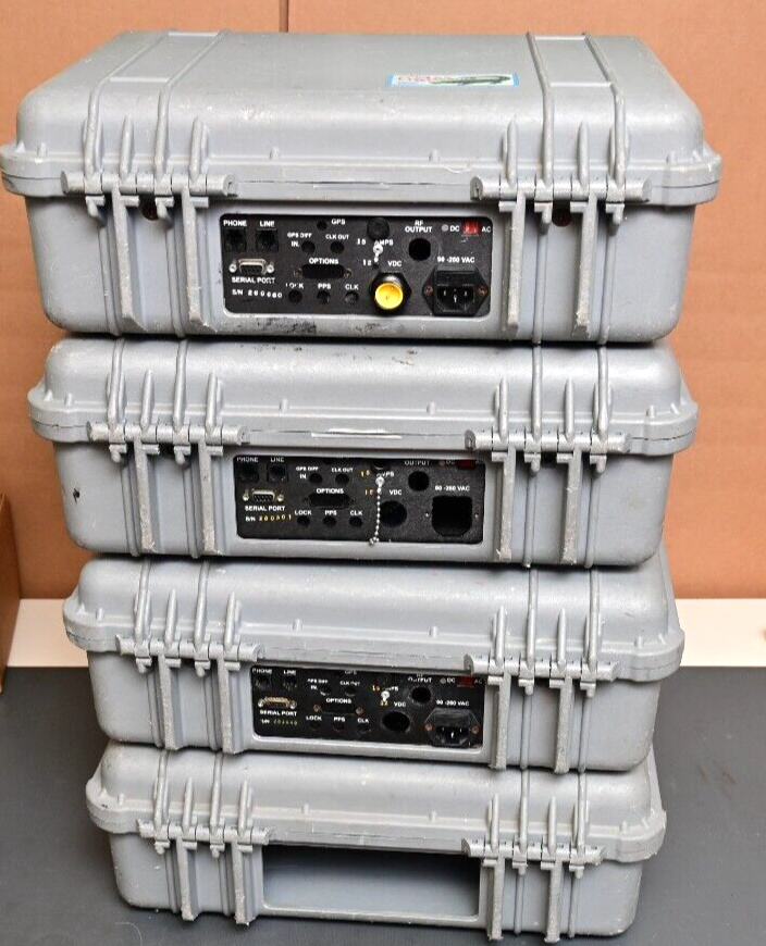 QTY 4 Modified Pelican 1500 Cases Equipment Enclosures BVS Gator Parts Lot