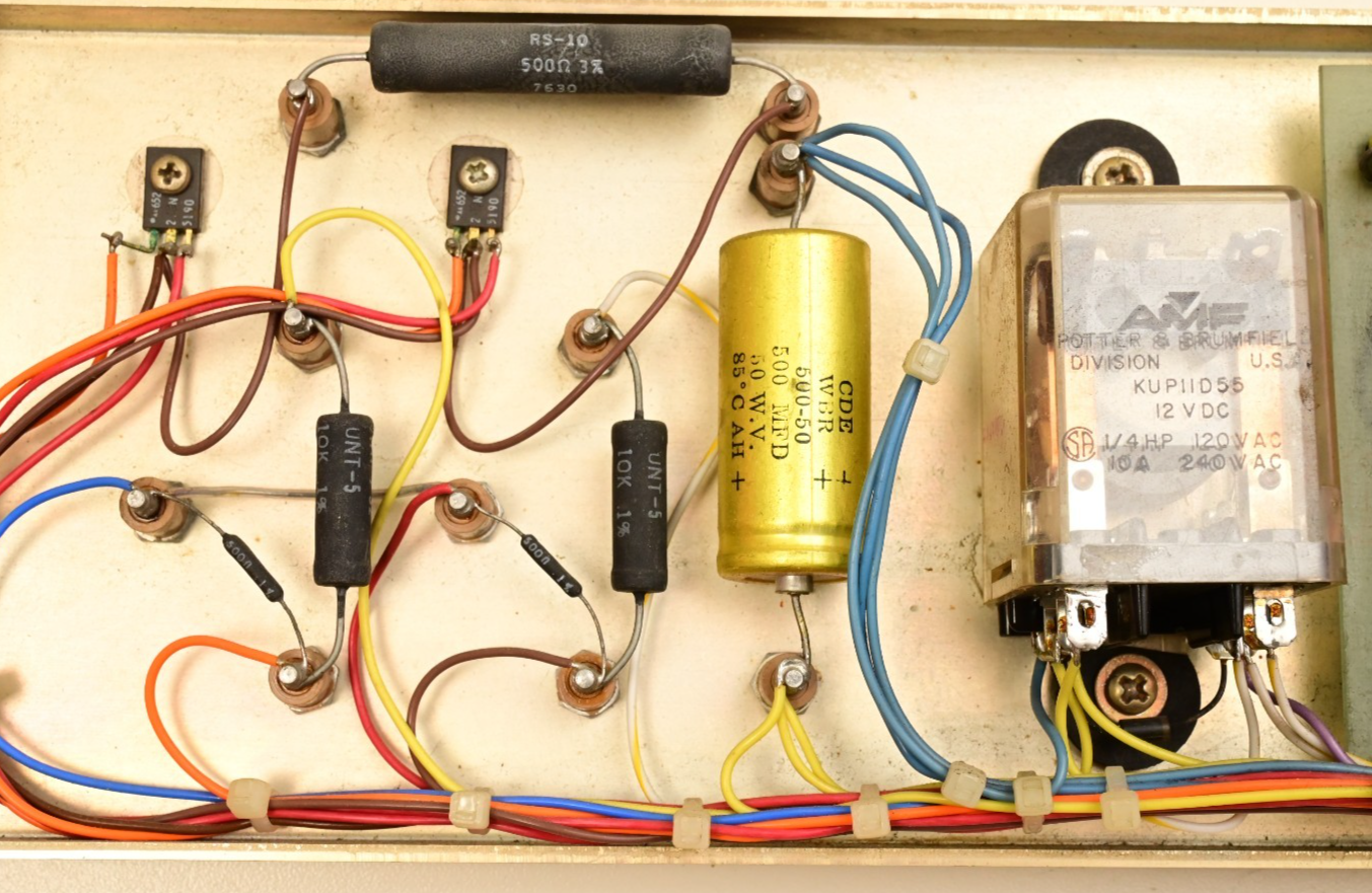 CEA Berkleonics Inverter Internal Parts Vintage Transistors Capacitors Sprague