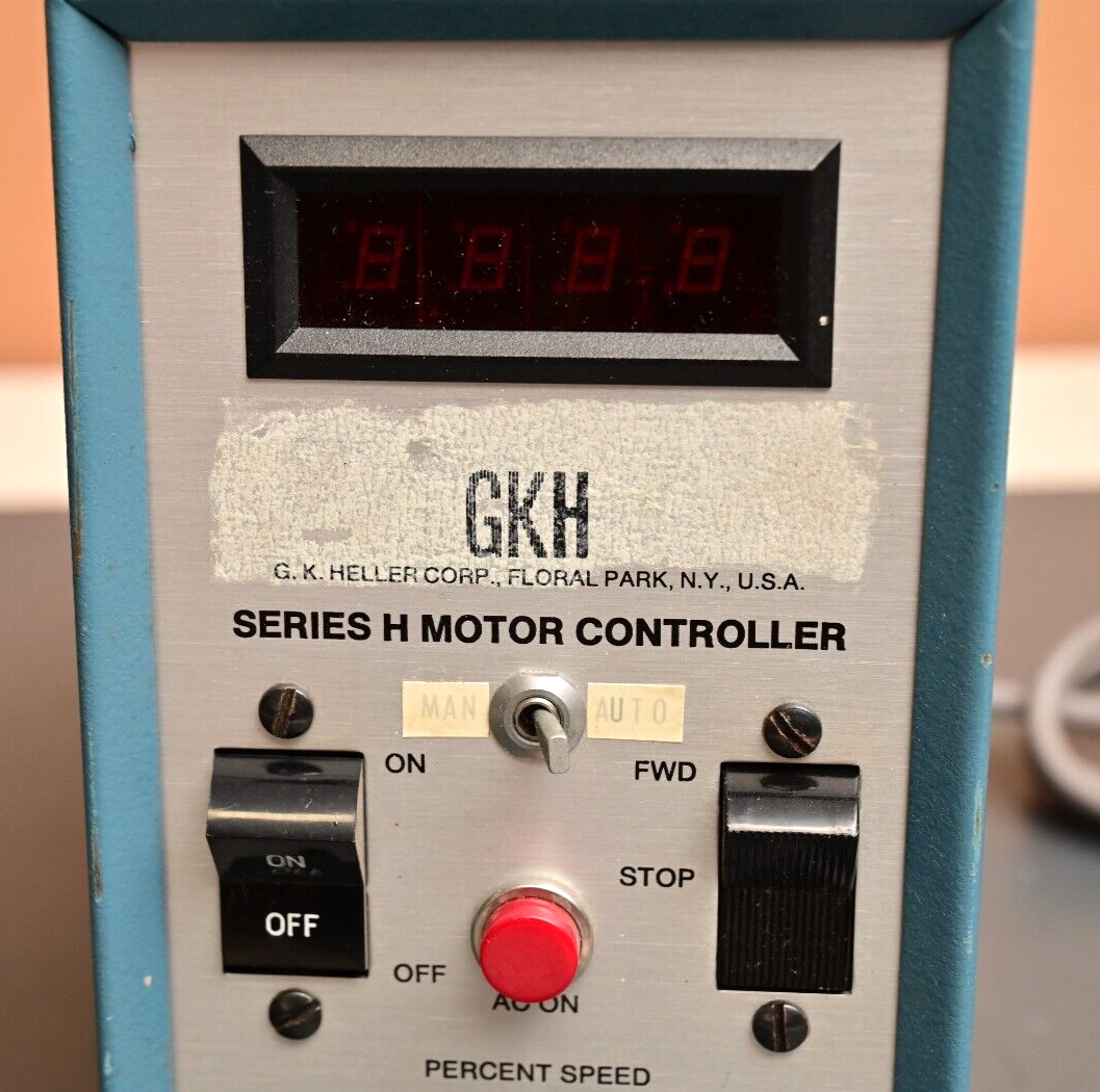 G.K. Heller Series H Motor Controller / Drive GKH HT5T 1/40 HP 1800RPM 115VAC