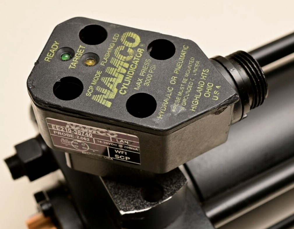 Atlas Hydraulic Cylinder Series H 3000PSI 2.5" x 7.5" w/ NAMCO Cylindicator NOS