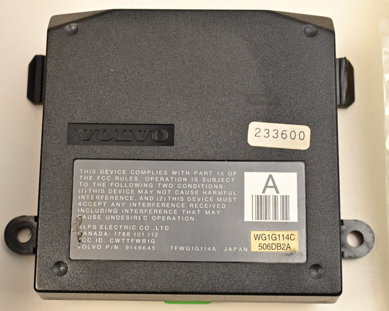 Volvo 850 Remote Receiver 9148645 ALPS WG1G114C NIB Warranty Return *See Notes*