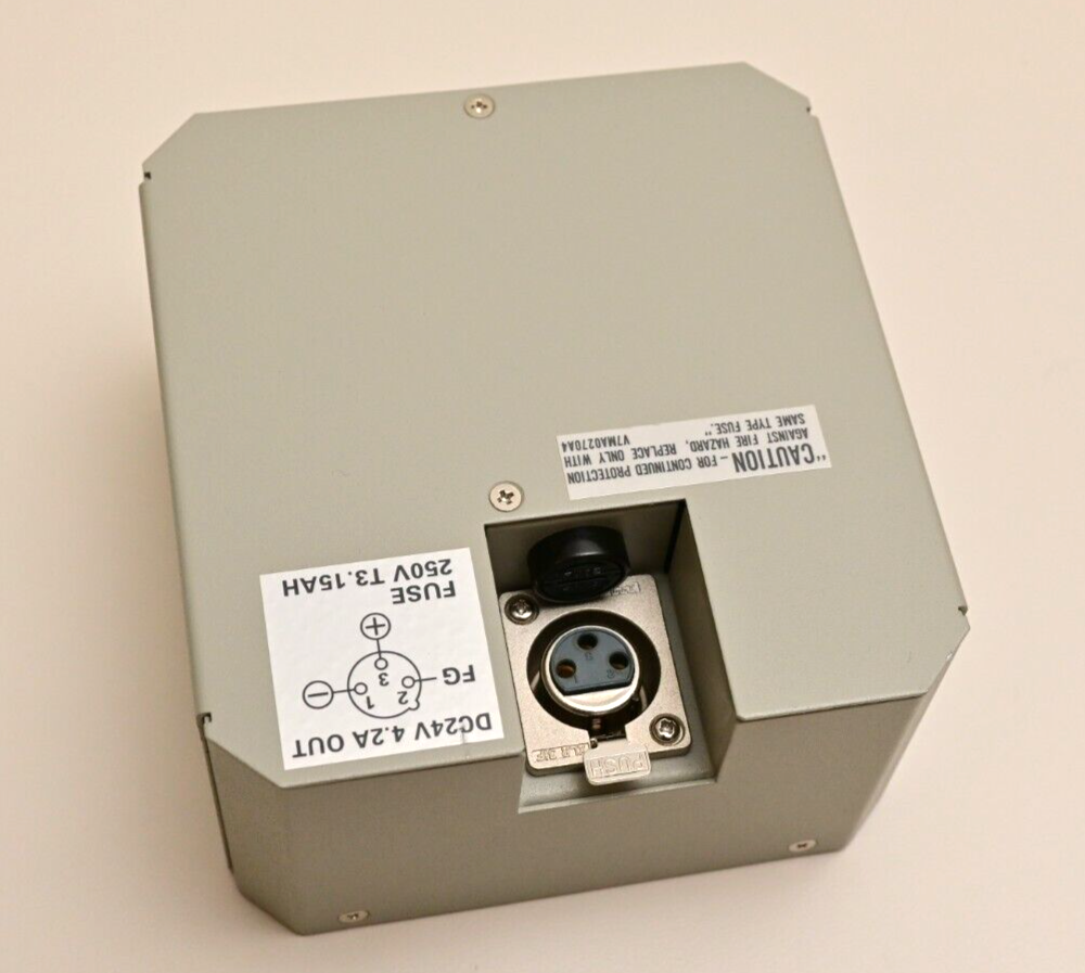 Panasonic AW-PH400P Pan/Tilt 24V DC Power Supply 24V@4.2A ITT 3IF XLR Connector