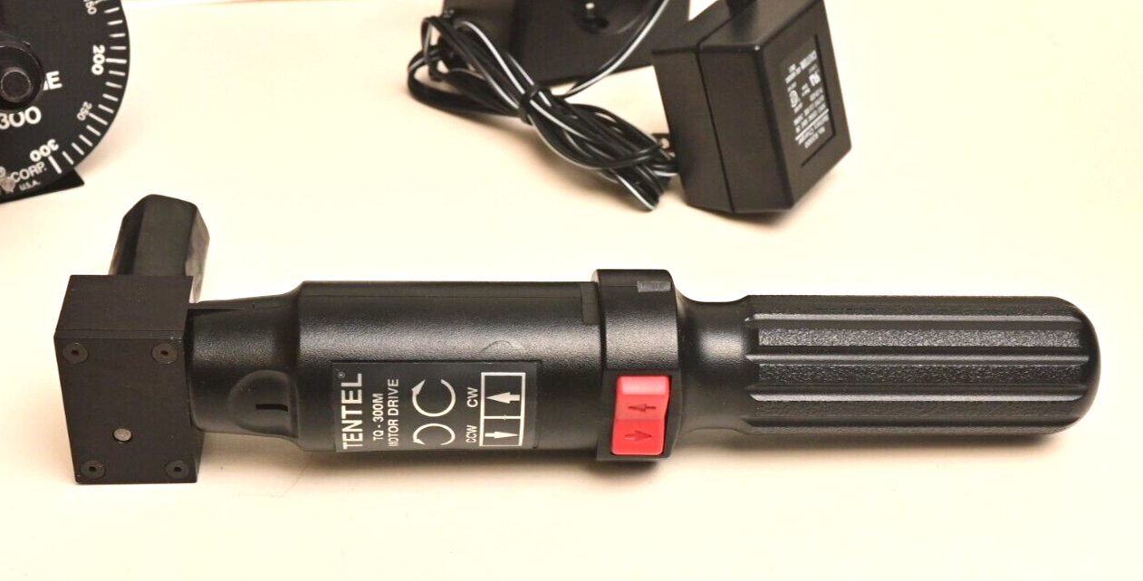 Tentel Model TQ-300M +/- 300 gm-cm Dial Torque Gauge Motor Drive, Charger, Case