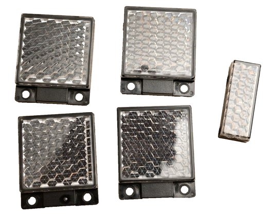 Lot of 5 Keyence R-3 R-5 Compact Reflectors for Photelectric Sensor