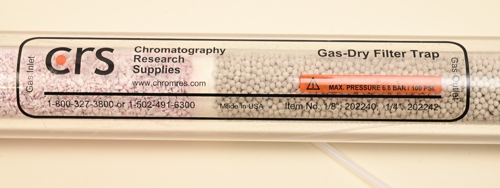 Chromatography Research Supplies Gas Dry Filter Trap 202242 202240 Antek 8060