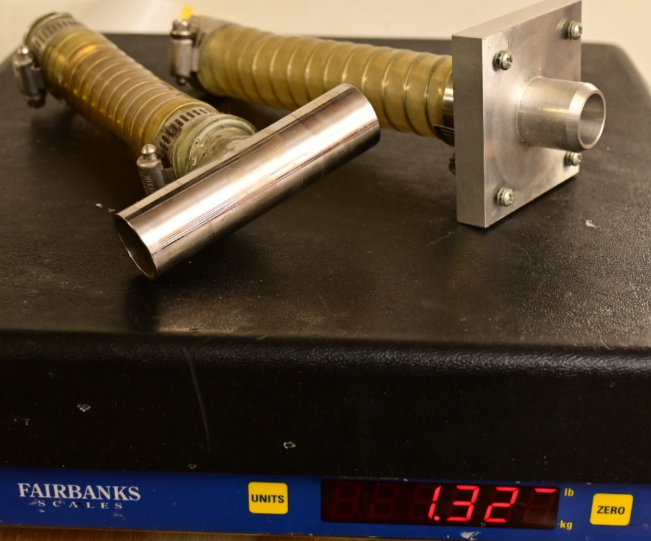 Waters Mass Spectrometer Rough-In Pump Adapters & Hoses Aluminum VARDEX