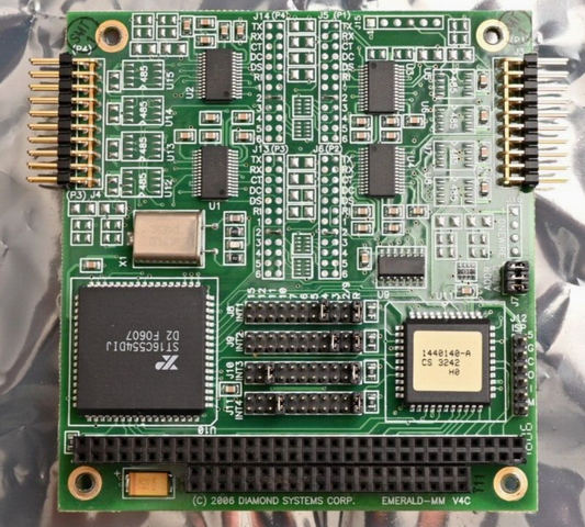 Diamond Systems Emerald-MM RS-232 PC/104 Module EMM-4232-XT Rev D 4-Channel
