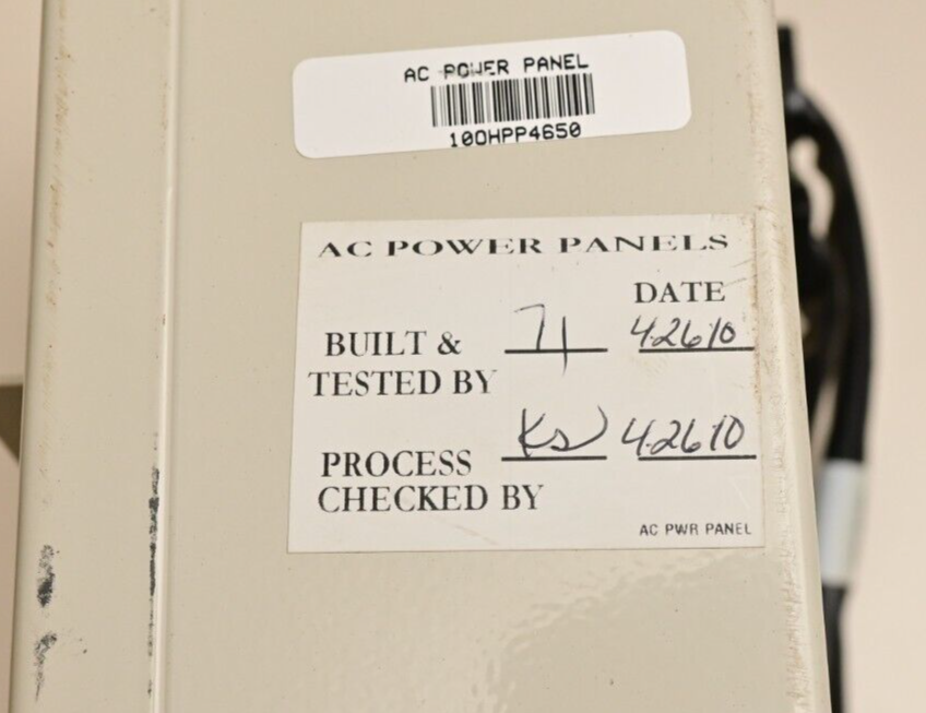 Commscope Telecom AC Power Panel ACPP-120/240-60-WM-06-N-S-GF Square-D Breakers