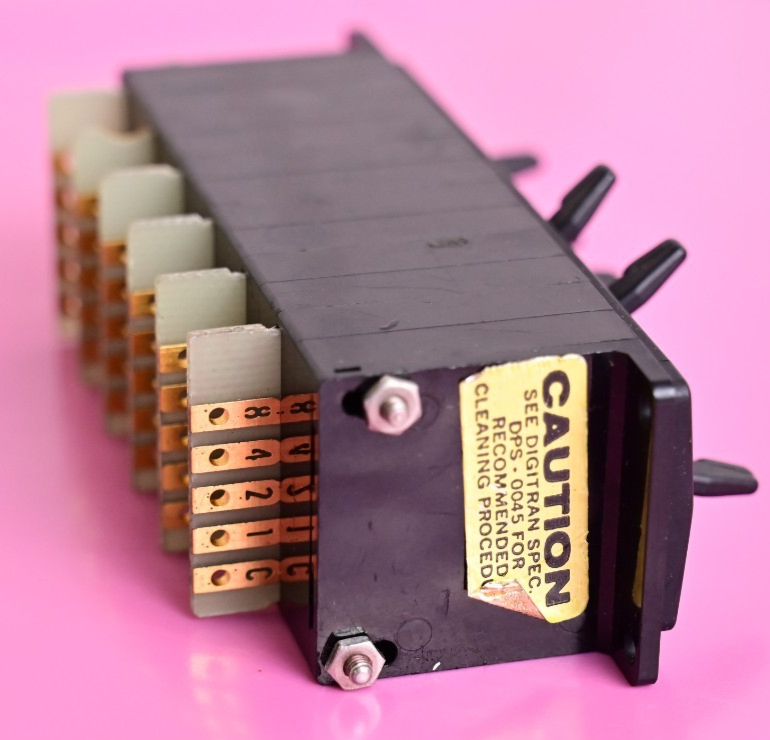 Vintage Minilever 28001-6 Thumbswitch 6-digit BCD Digitran 1972 NOS