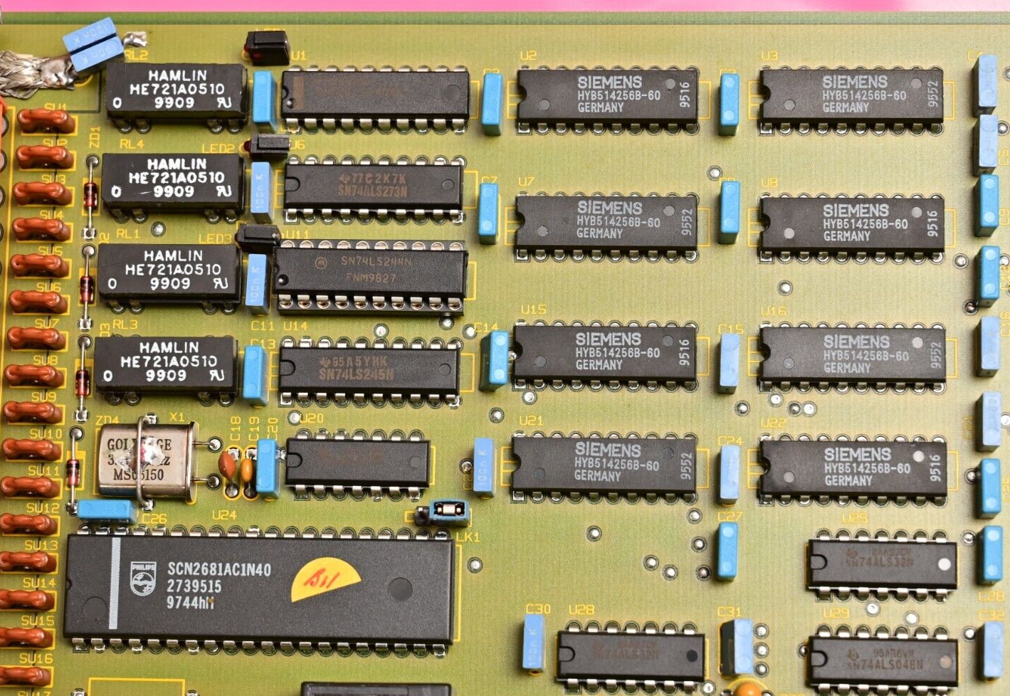 VG Data Systems PB-I-743 Vintage Schroff VME Style CPU Board N80C186 P82C08-10