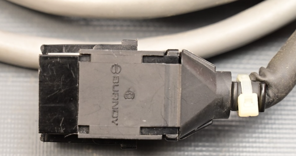 Cable with Burndy Rectangular Military-Style Connector to Gold Plated 5/9P