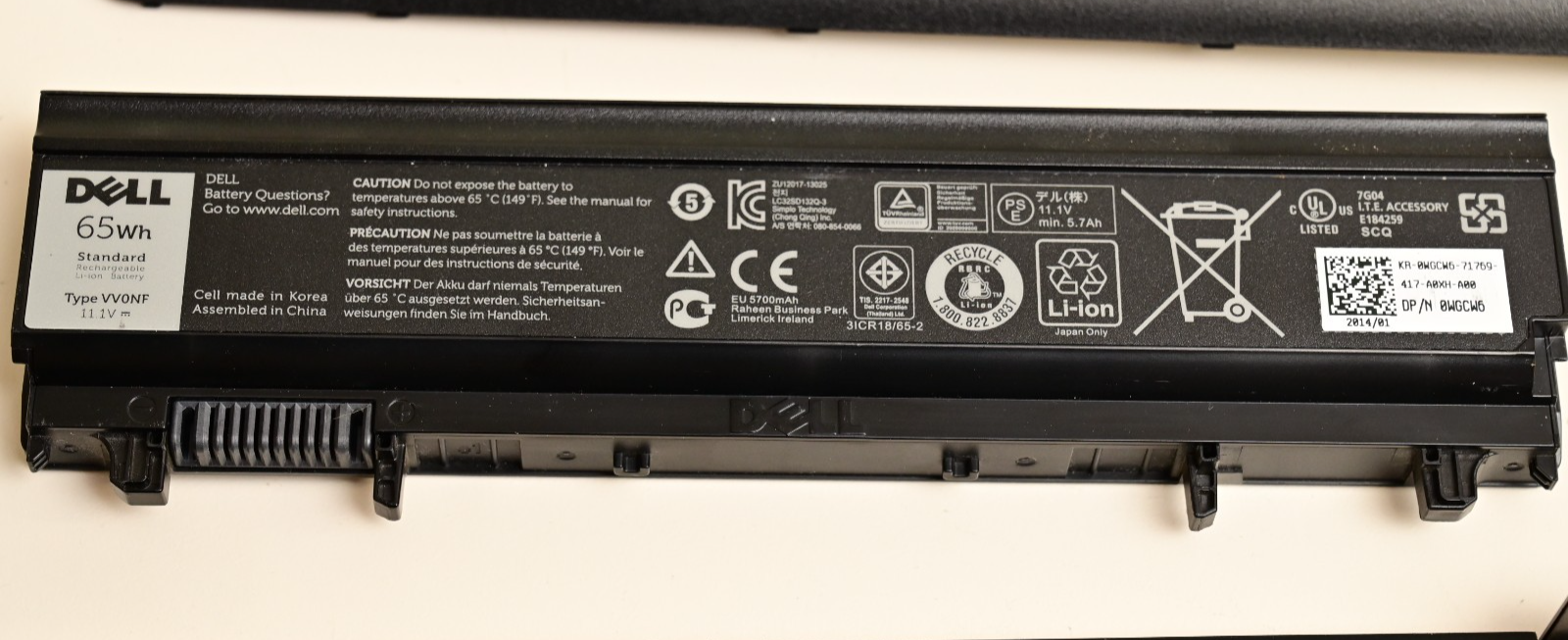 Dell Latitude E5440 Laptop for Parts/Repair P44G Windows 7 PRO COA Intel Core i5