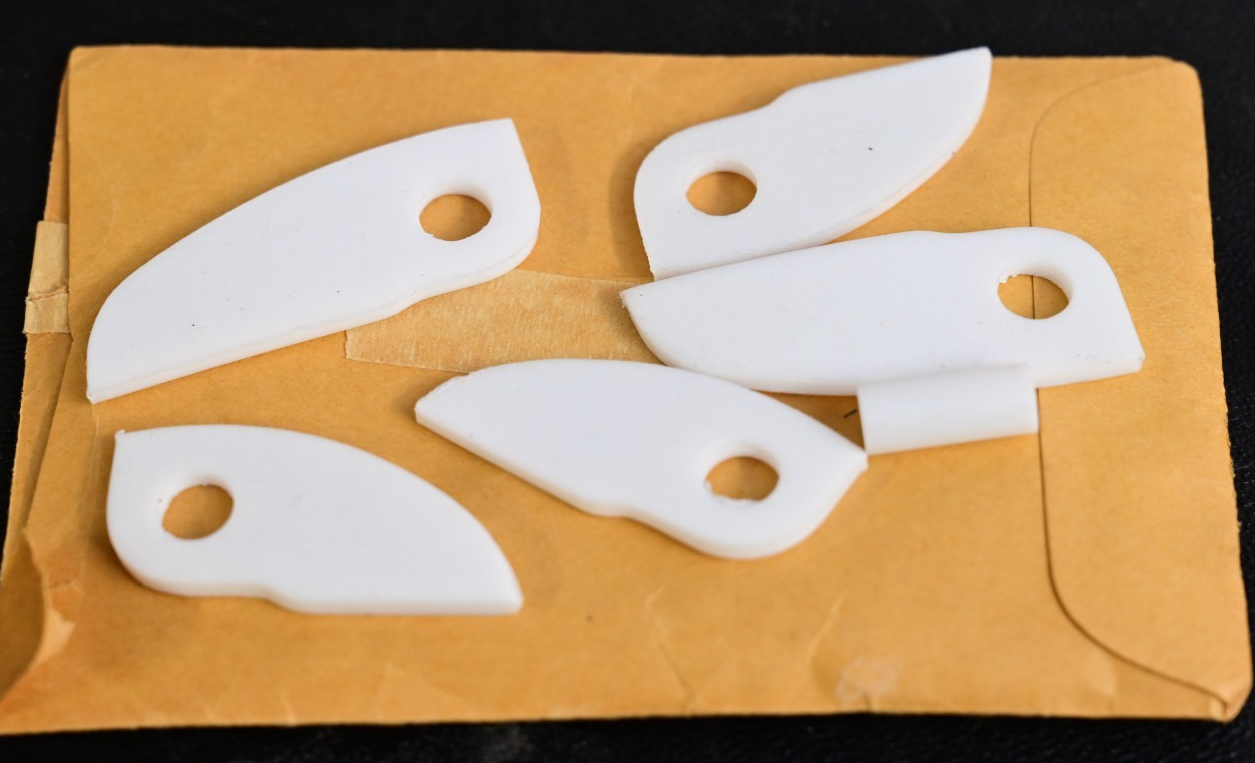Lot of 16 PTFE Agitator Stirrer Blades Incl KONTES 789030-0022 NOS