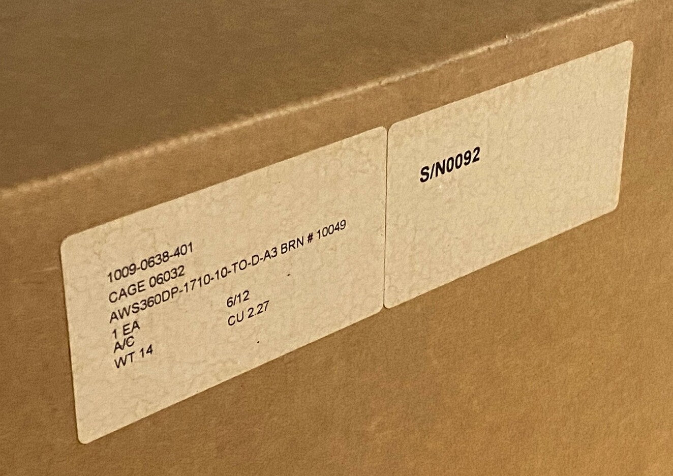 Phazar Antenna Products AWS360DP-1710-10-T0-D-A3 10dBi AWS/PCS MIMO DAS Antenna