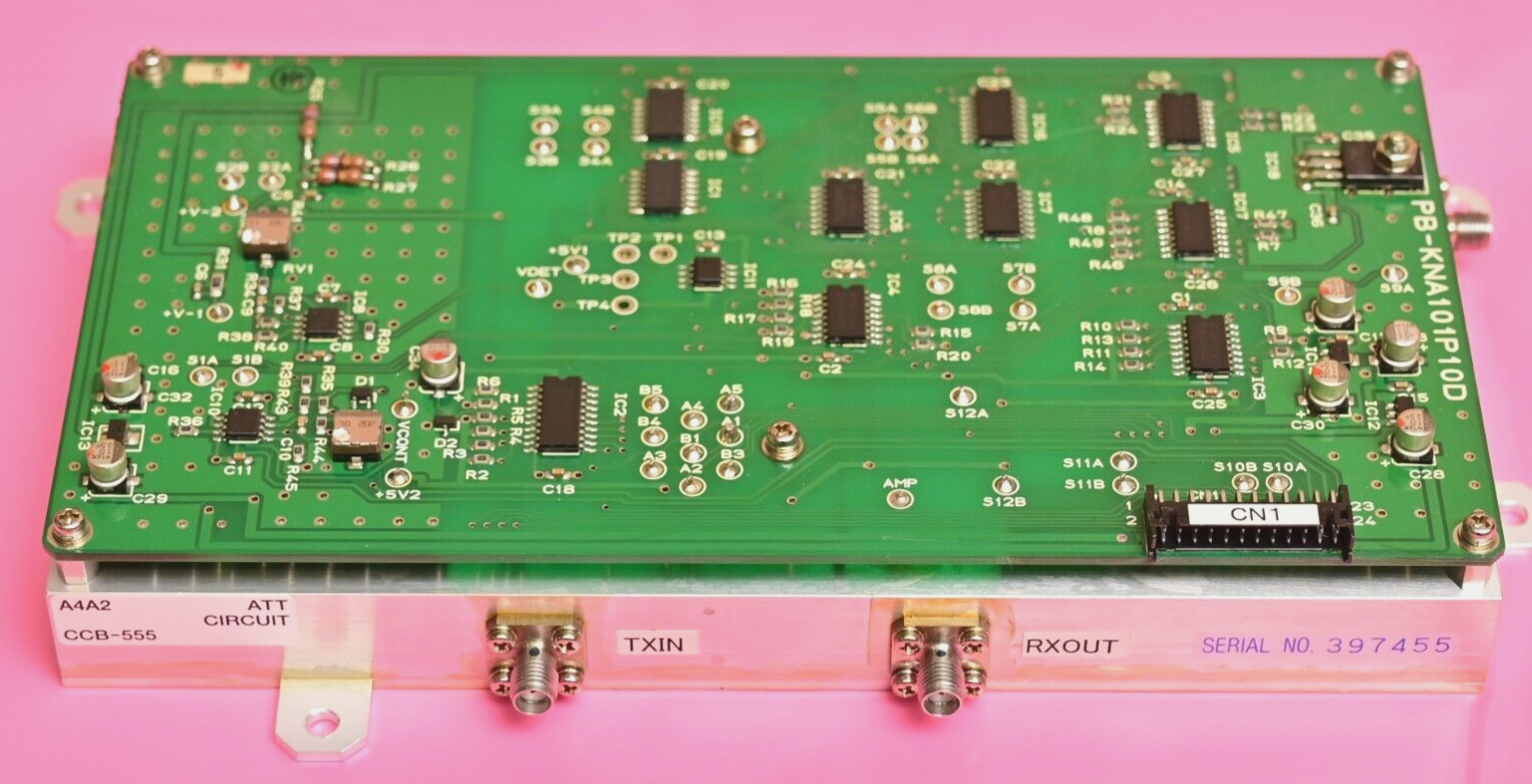 JRC CCB-555 ATT CIRCUIT Attenuation RF Assembly E6393-61005