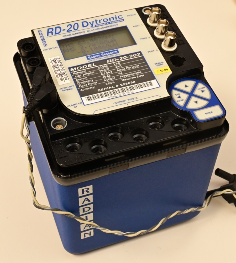 Radian Research RD-20-202 Dytronic Portable Single-Phase Reference Standard