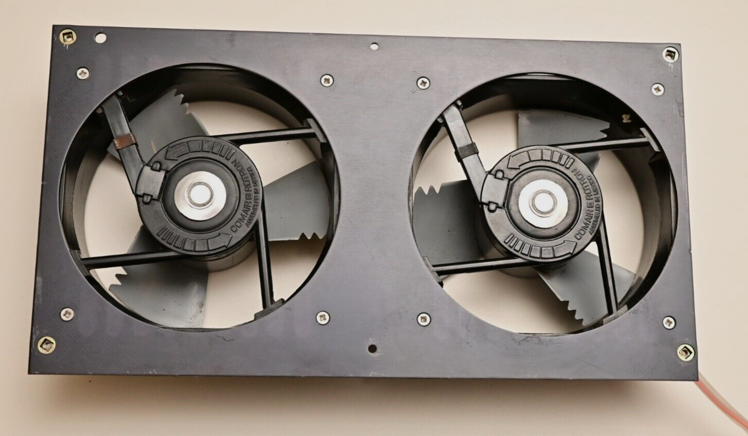 QTY 2 Comair Rotron Whisper-XL Cooling Fans WX2A1 115VAC 0.07A Plate Mounted