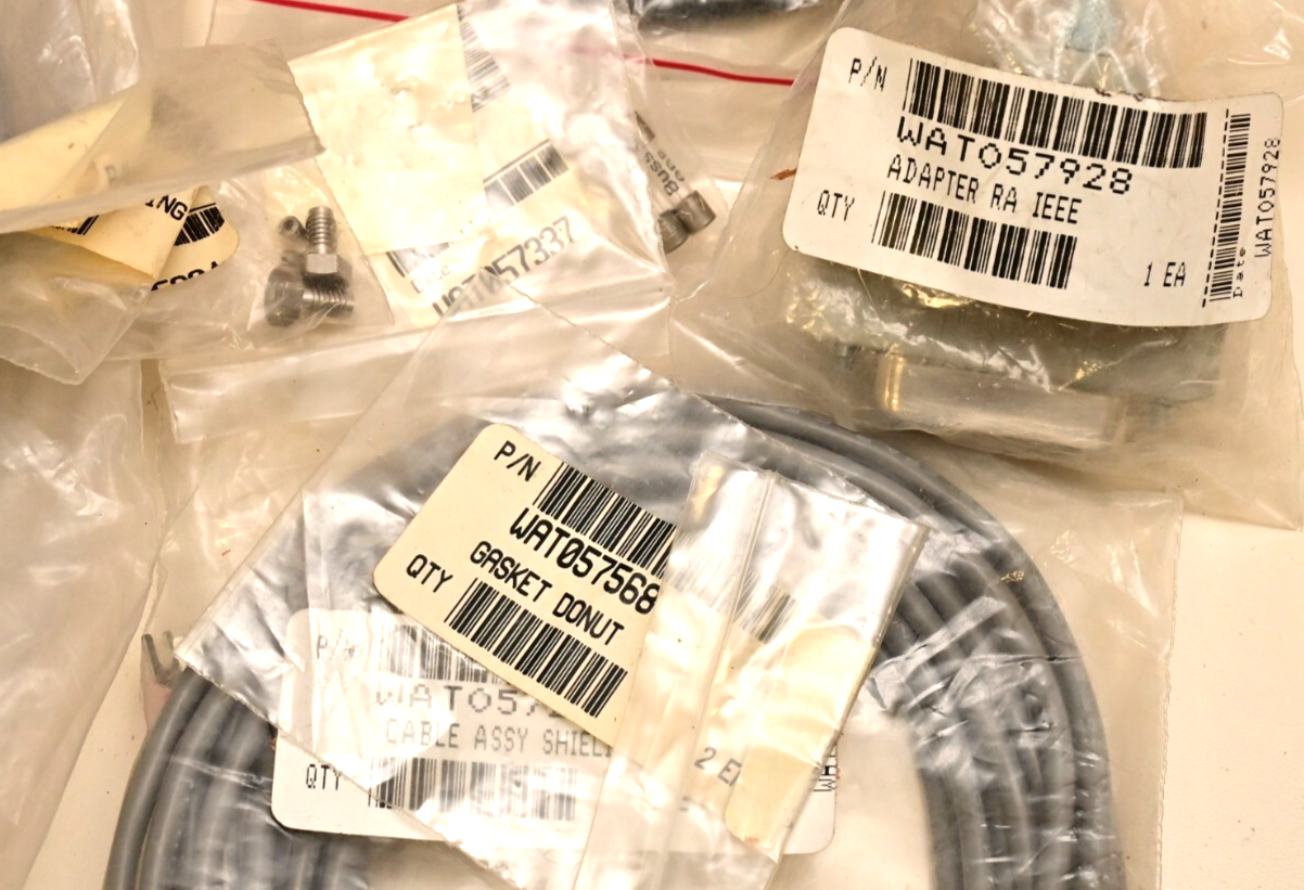 Waters HPLC Spares NOS Cables Fuses Fittings Column Heater Gene Codes SW Keys