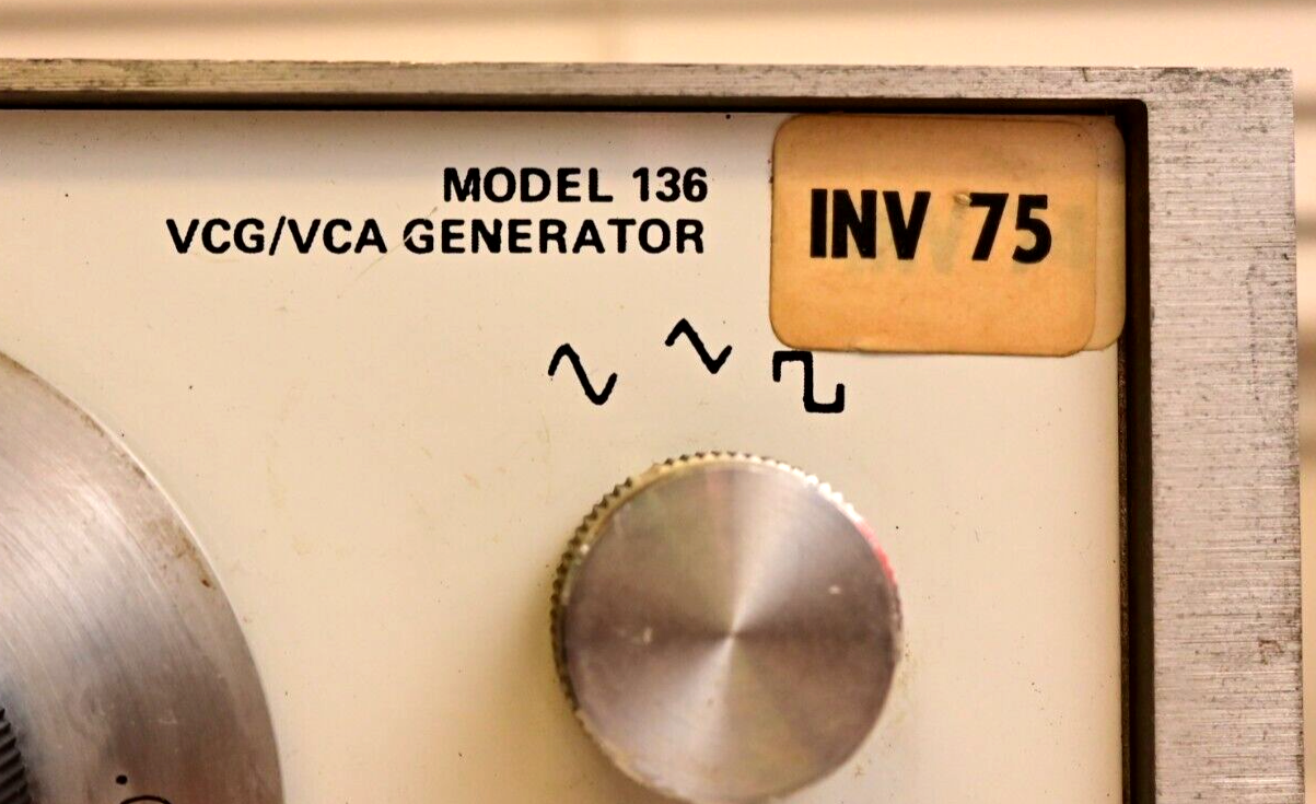 Vintage Wavetek Model 136 VCG/VCA Generator ex-US Govt Harry Diamond Labs
