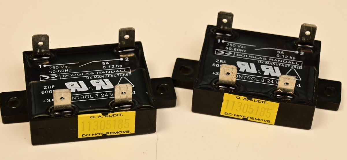 QTY 2 Douglas Randall Solid State Relay 3-24V DC Control 250VAC@5A Out ZRF6005B
