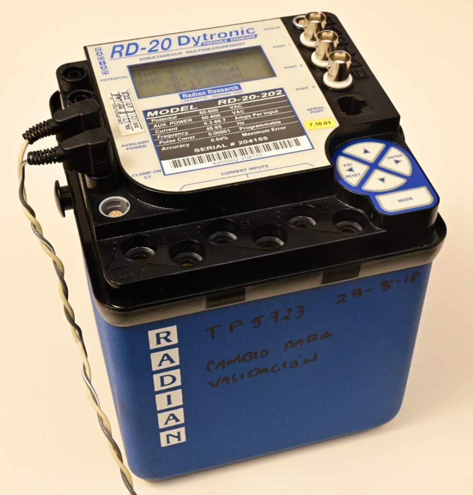 Radian Research RD-20-202 Dytronic Portable Single-Phase Reference Standard